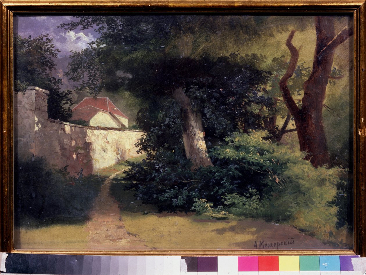 Sunny Day (En solskinnsdag). Verk av Arseni Ivanovich Meshchersky (1834-1902), olje på papp. Russisk kunst fra 1800-tallet. Statens Tretyakov-galleri, Moskva av Arseniy Ivanovich Meshchersky