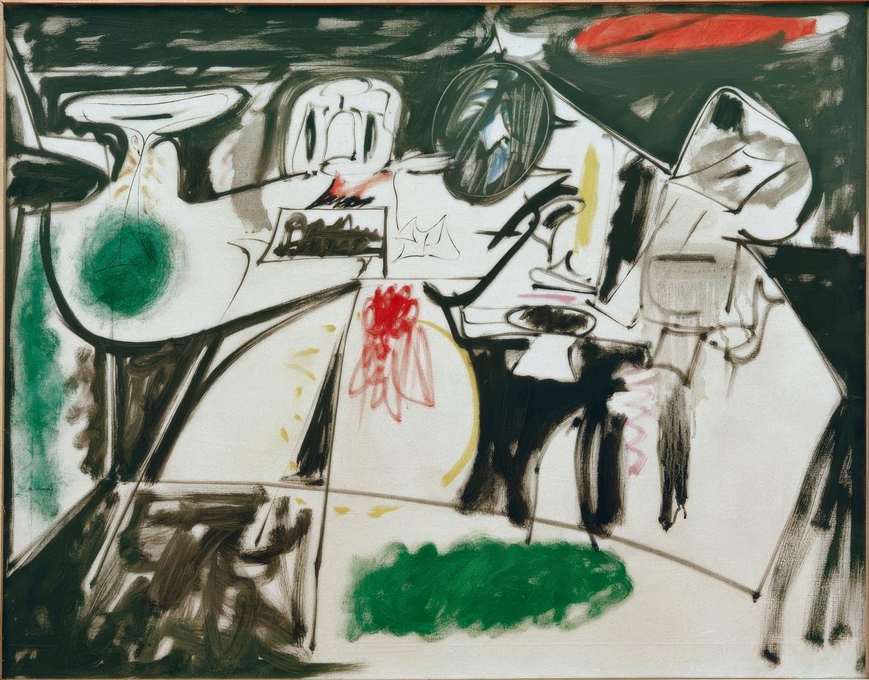 Siste maleri (Den svarte munken) av Arshile Gorky
