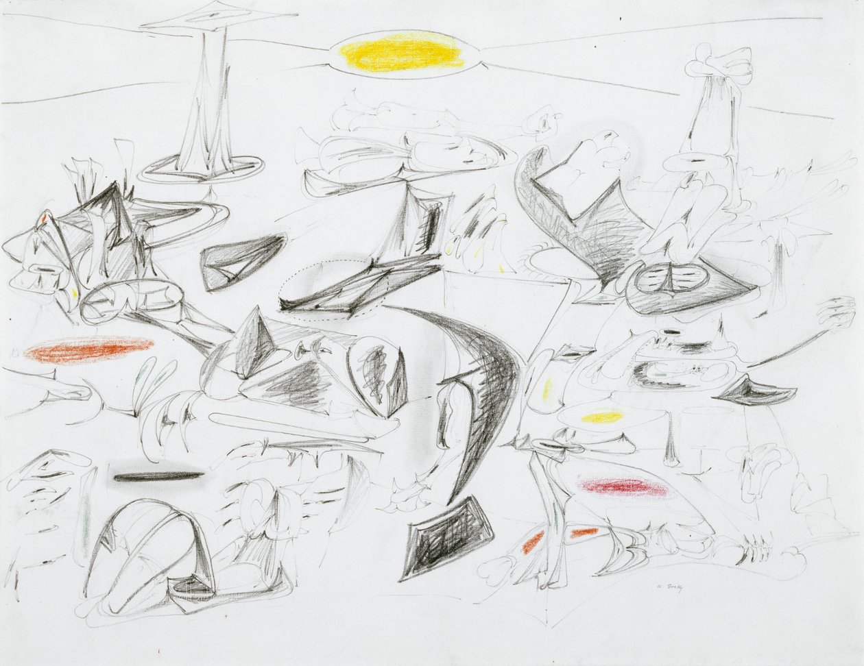 Virginia - Sommer av Arshile Gorky