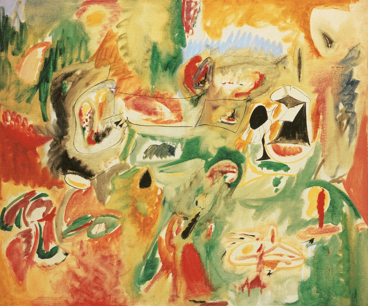 År etter år av Arshile Gorky