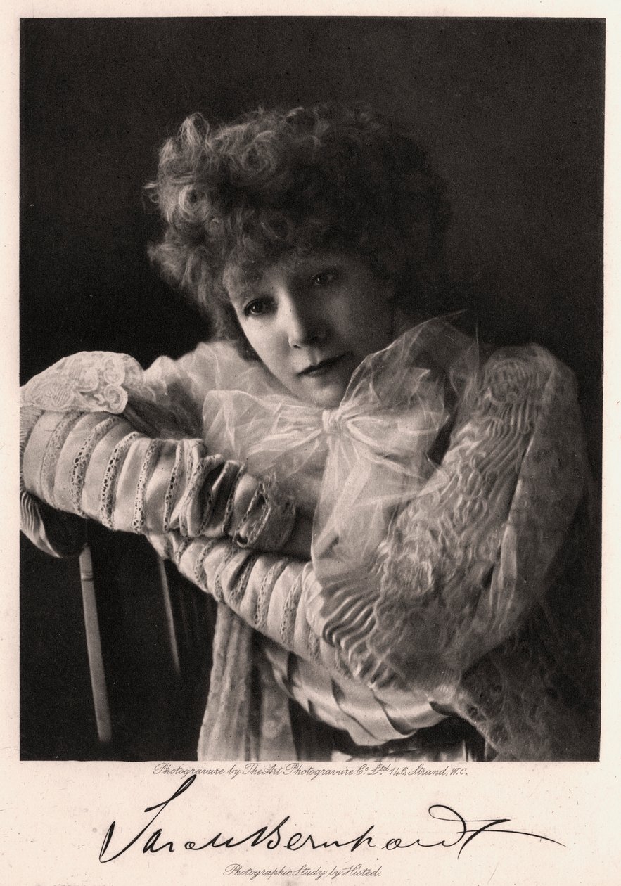 Sarah Bernhardt , fransk skuespillerinne, 1901. av Art Photogravure Co