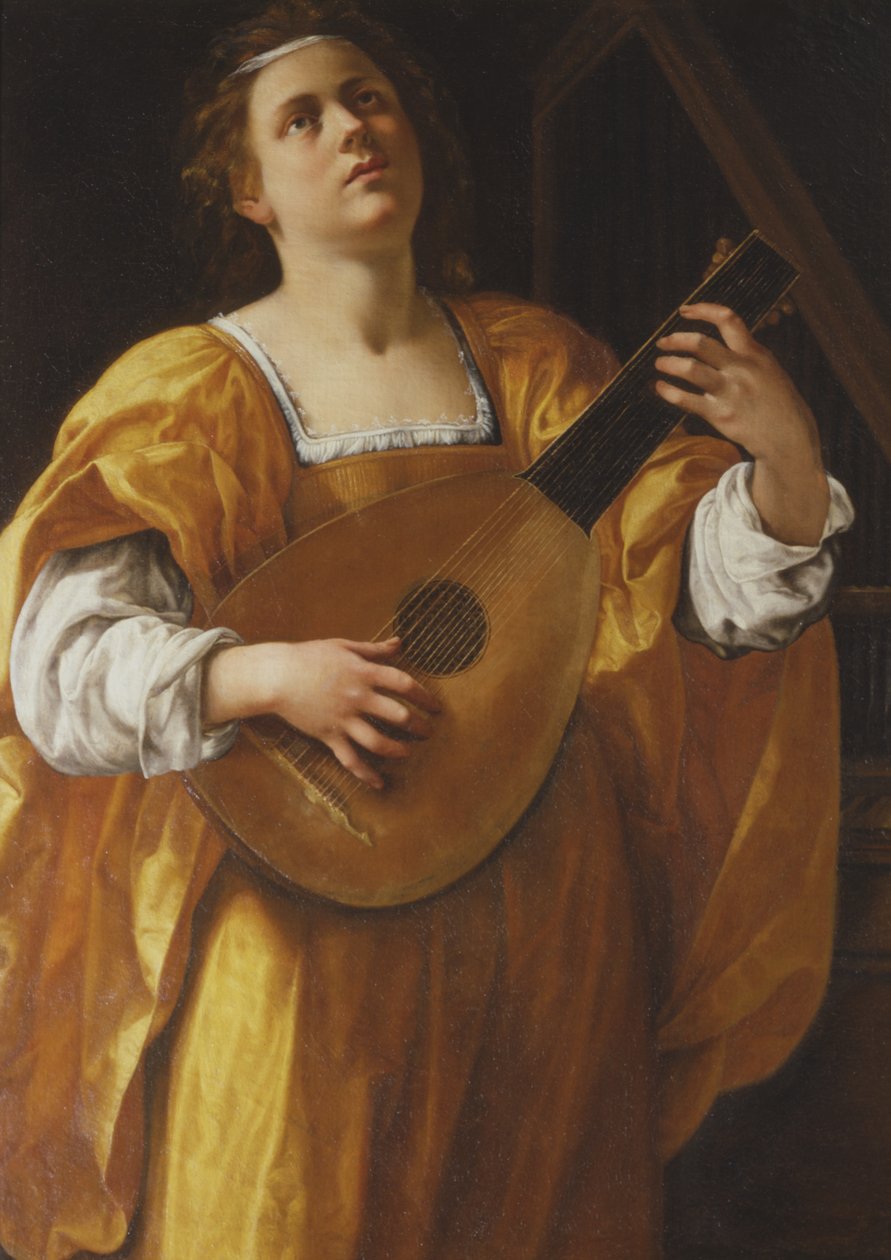 Saint Cecilia, 1620 av Artemisia Gentileschi