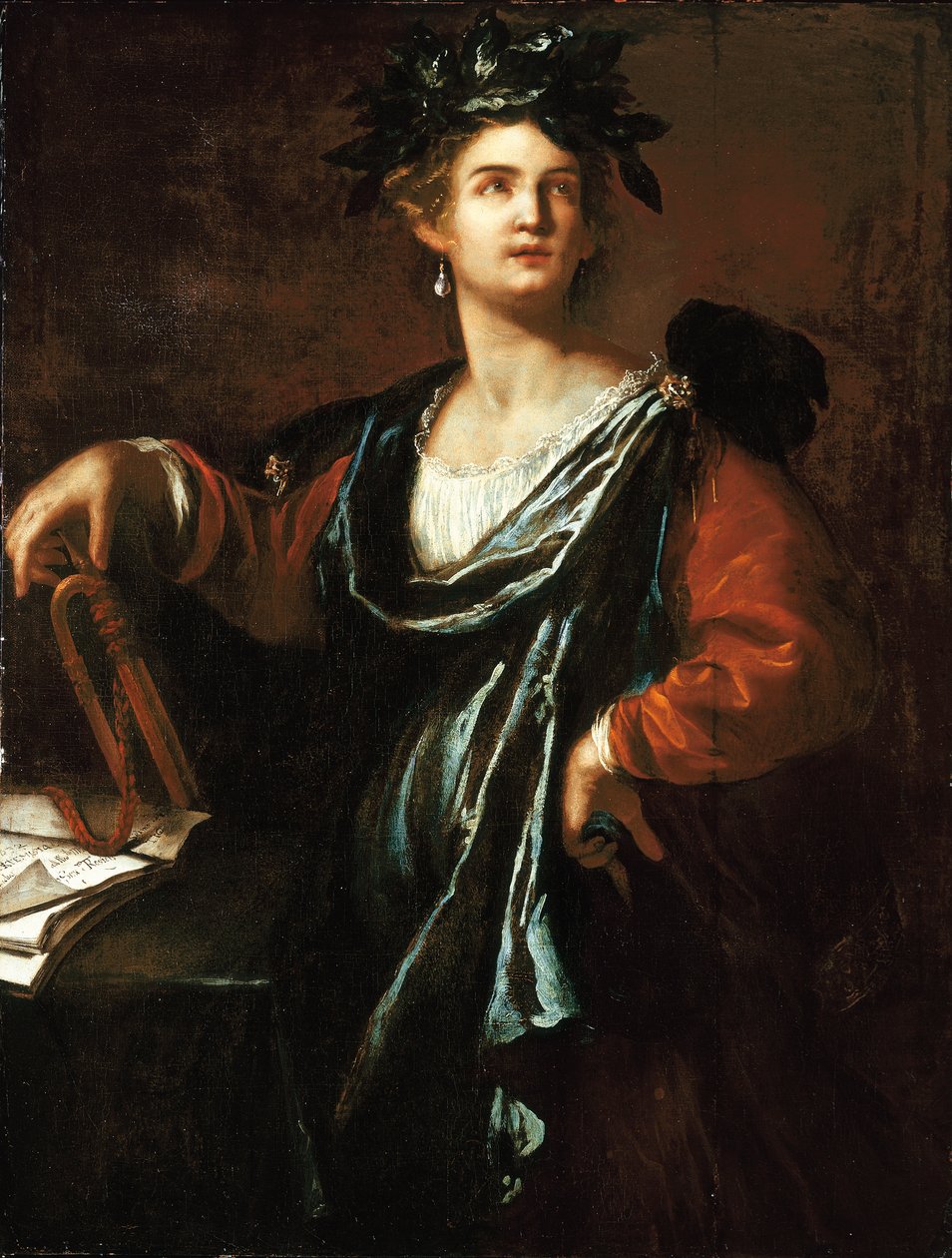 Clio: historiens muse, 1632 av Artemisia Gentileschi