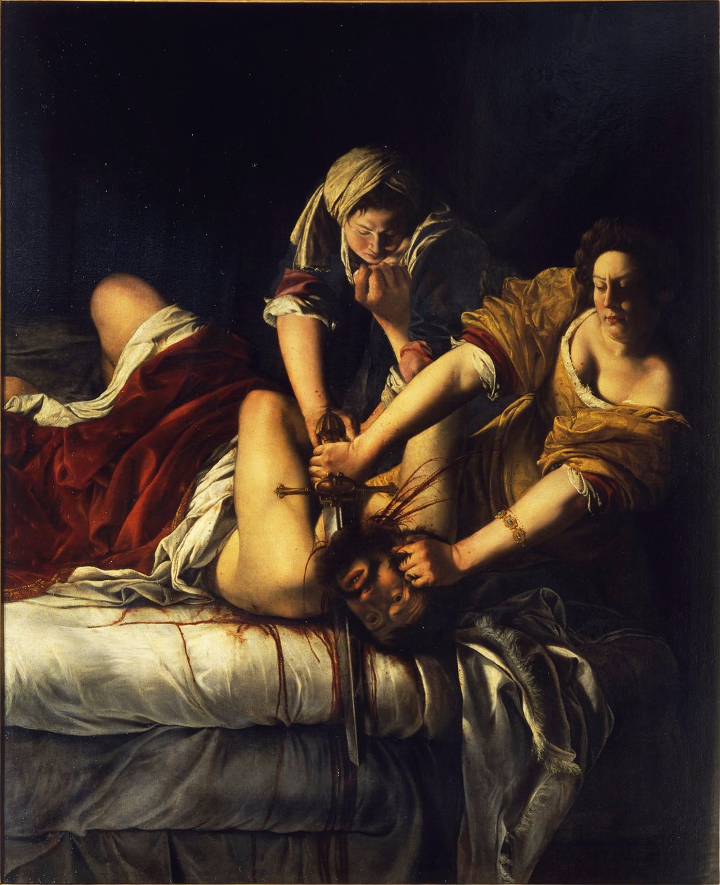 Giuditta decapita Oloferne av Artemisia Gentileschi