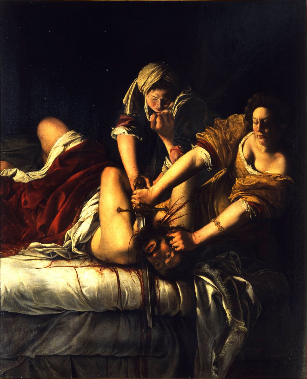 Giuditta decapita Oloferne av Artemisia Gentileschi