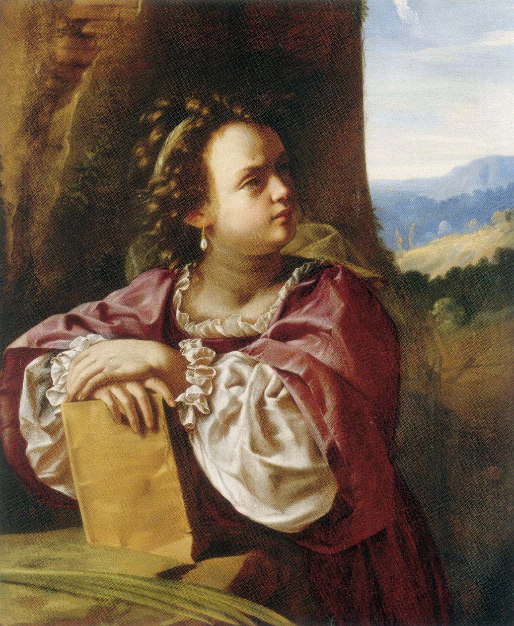 Den hellige Katarina av Alexandria av Artemisia Gentileschi