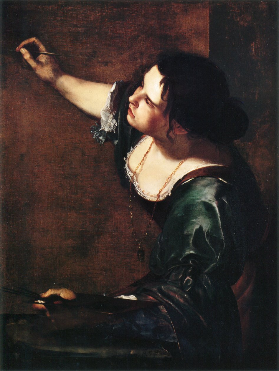 Selvportrett som allegorien om maleri av Artemisia Gentileschi