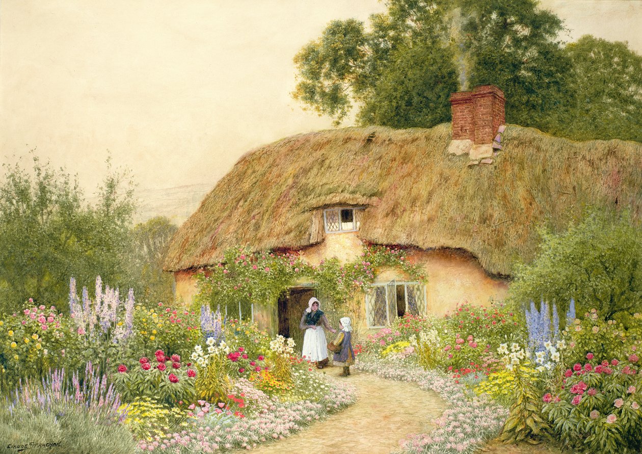 En hytte i Devon av Arthur Claude Strachan