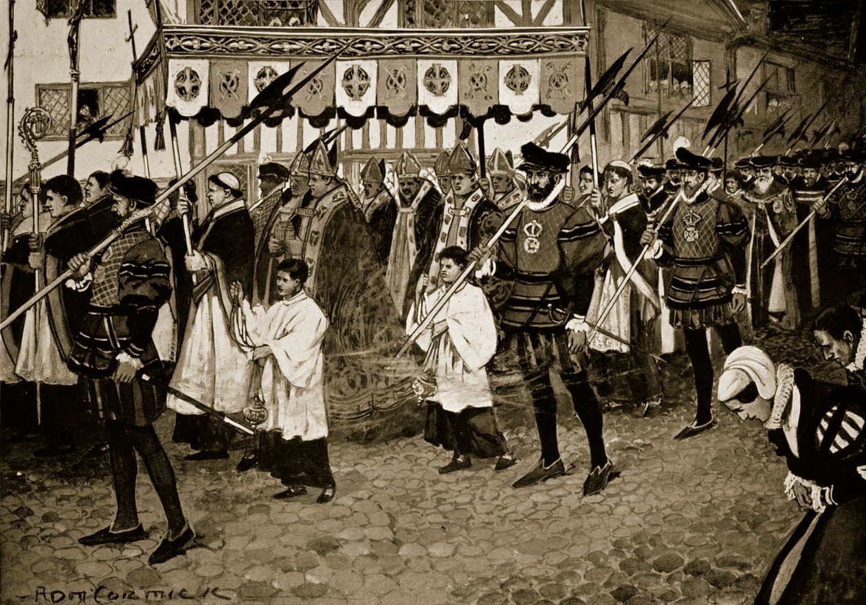 The Procession of the Lords and Commons til St. Paul