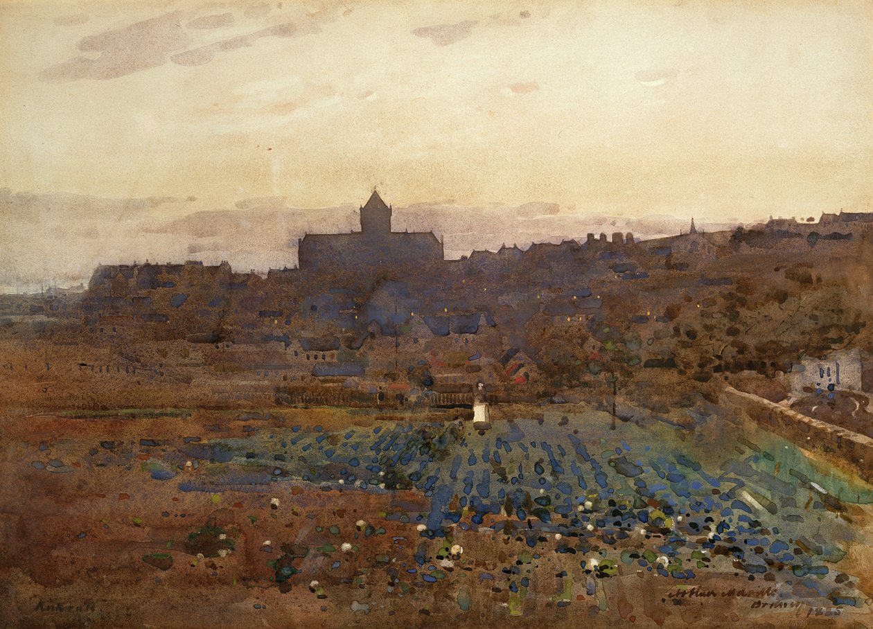 Kirkwall, Orknøyene, 1885 av Arthur Melville