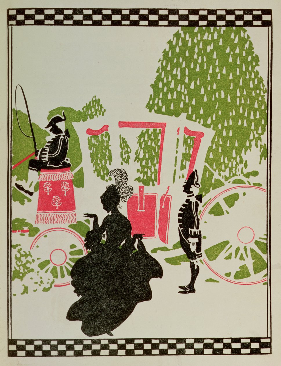 Askepott drar til ballet av Arthur Rackham