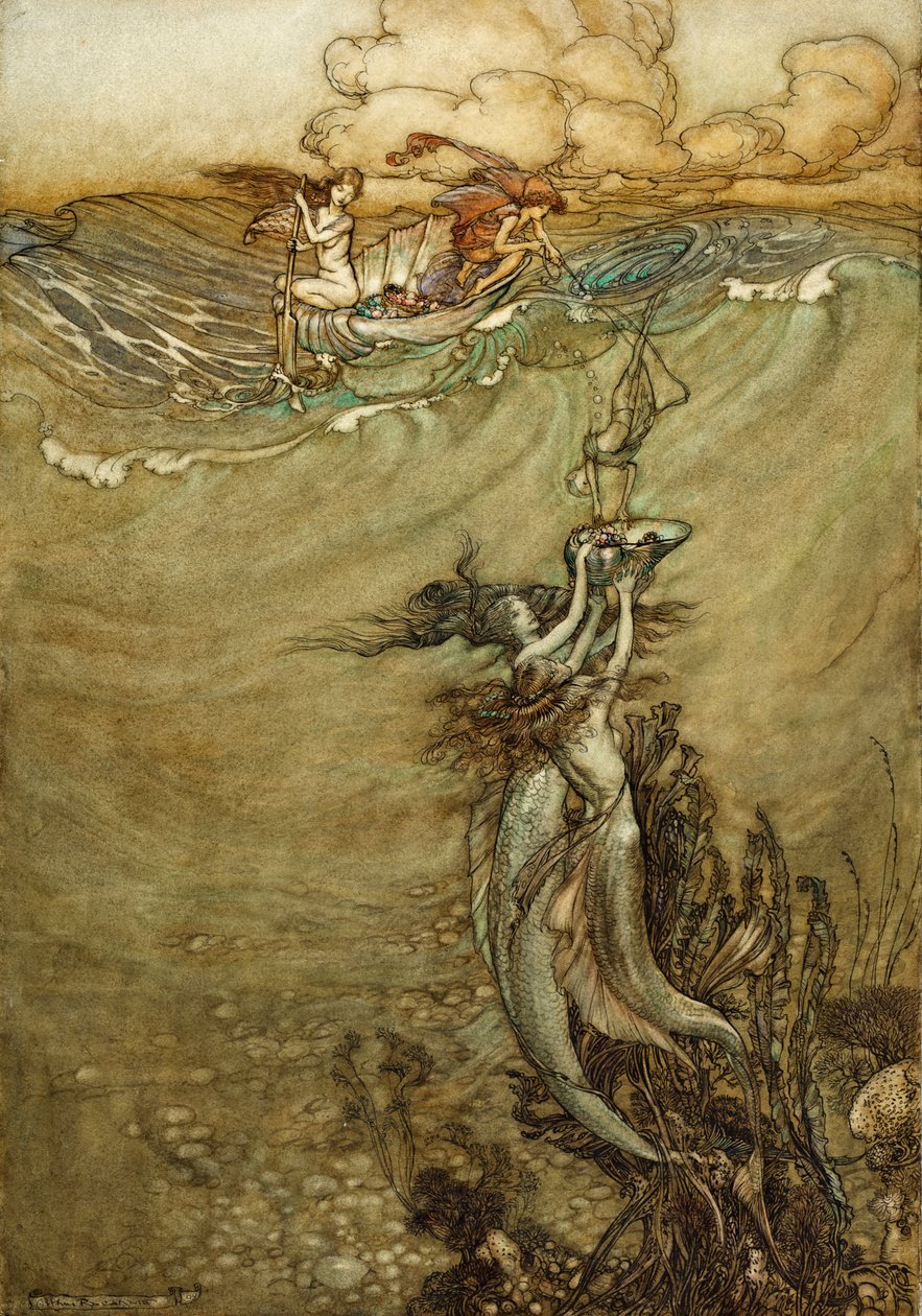 Juveler fra dypet, 1909 av Arthur Rackham