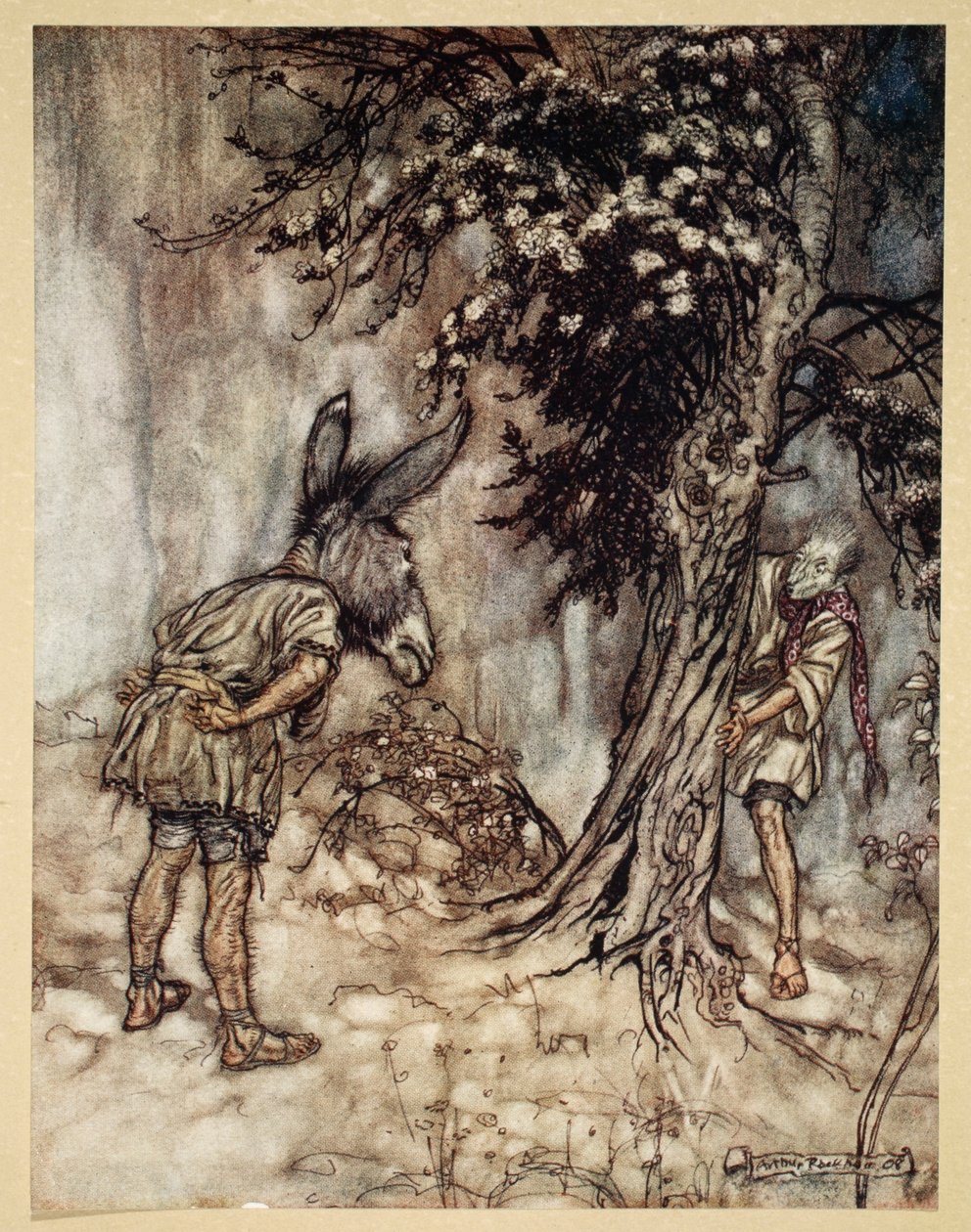 O Bottom, du er forandret!, illustrasjon fra 