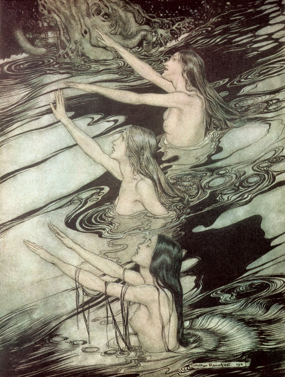 The Rhine Maidens, fra 
