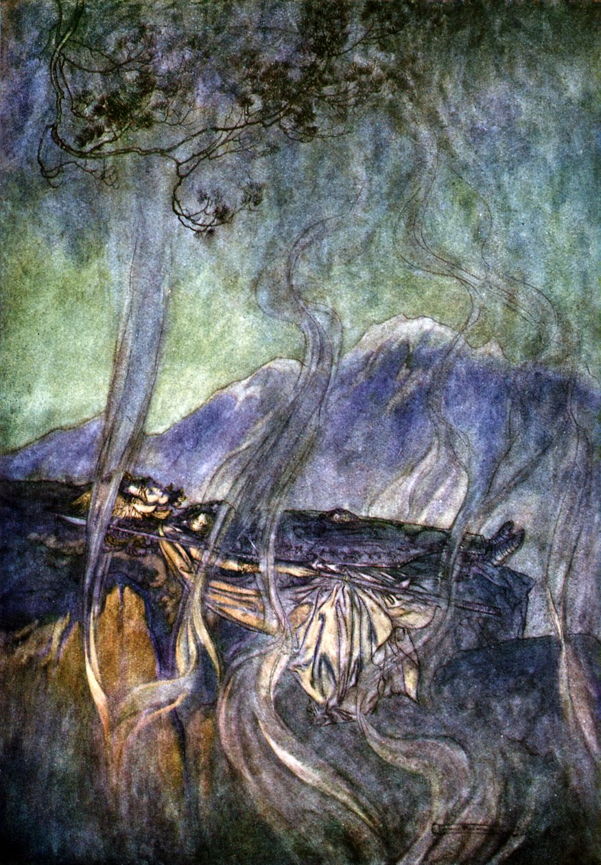 Valkyrien Valkyrien av Arthur Rackham