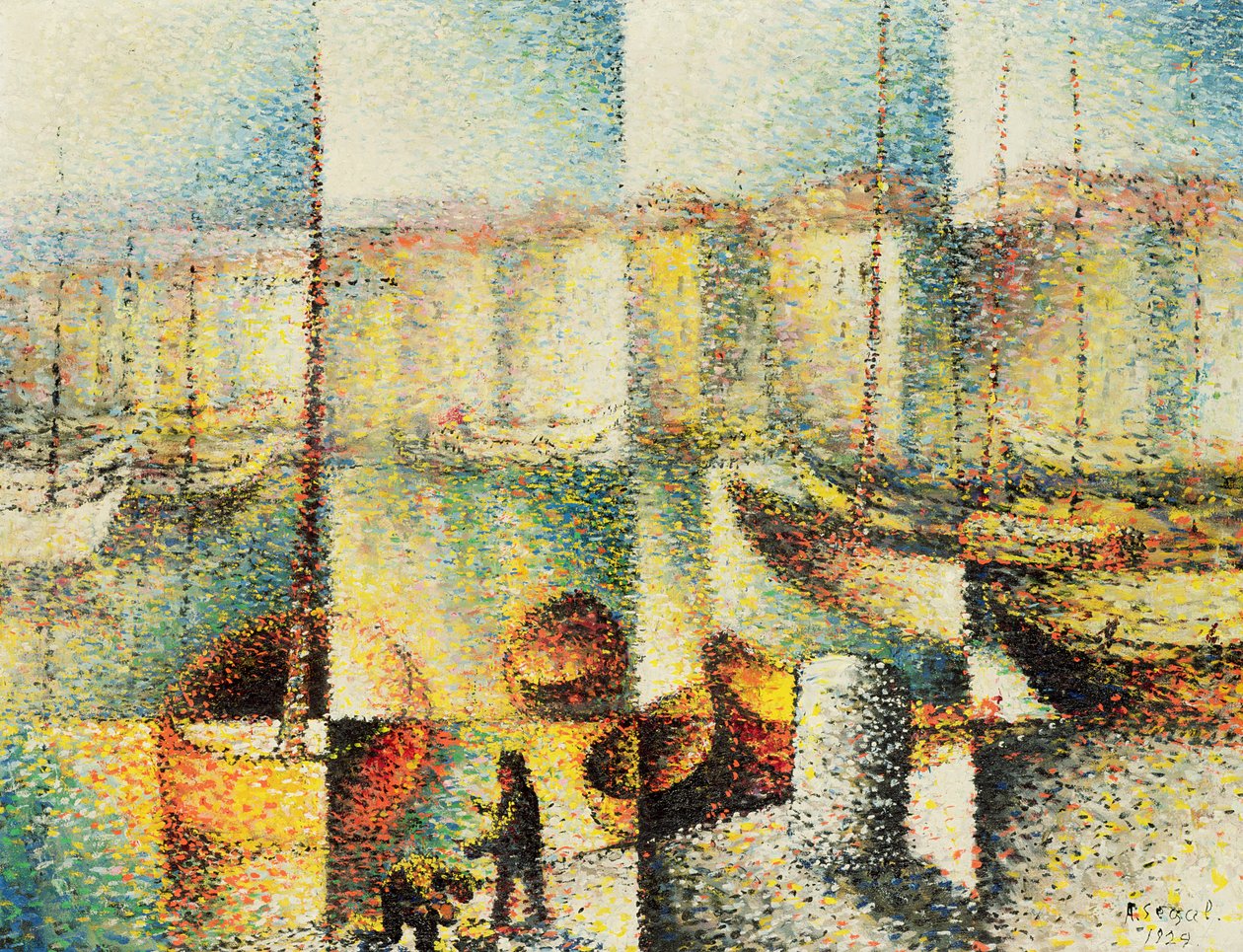Marseille, 1929 av Arthur Segal