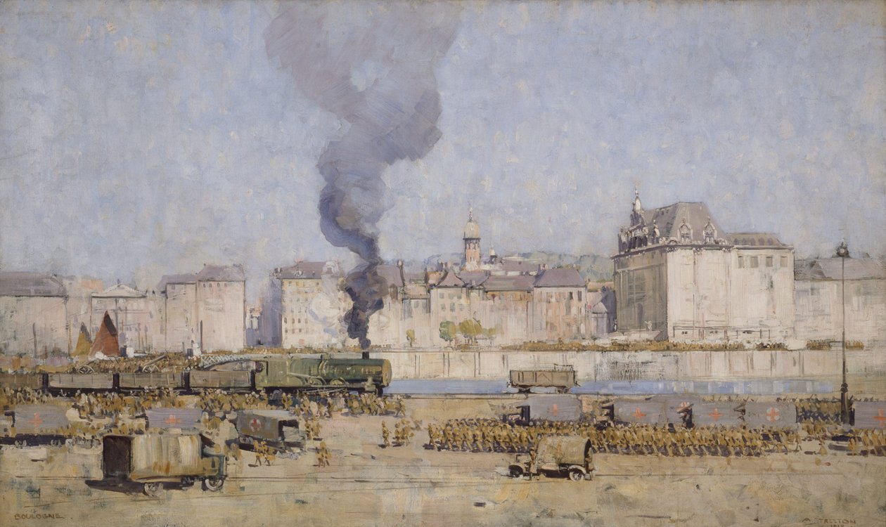 Boulogne av Arthur Streeton
