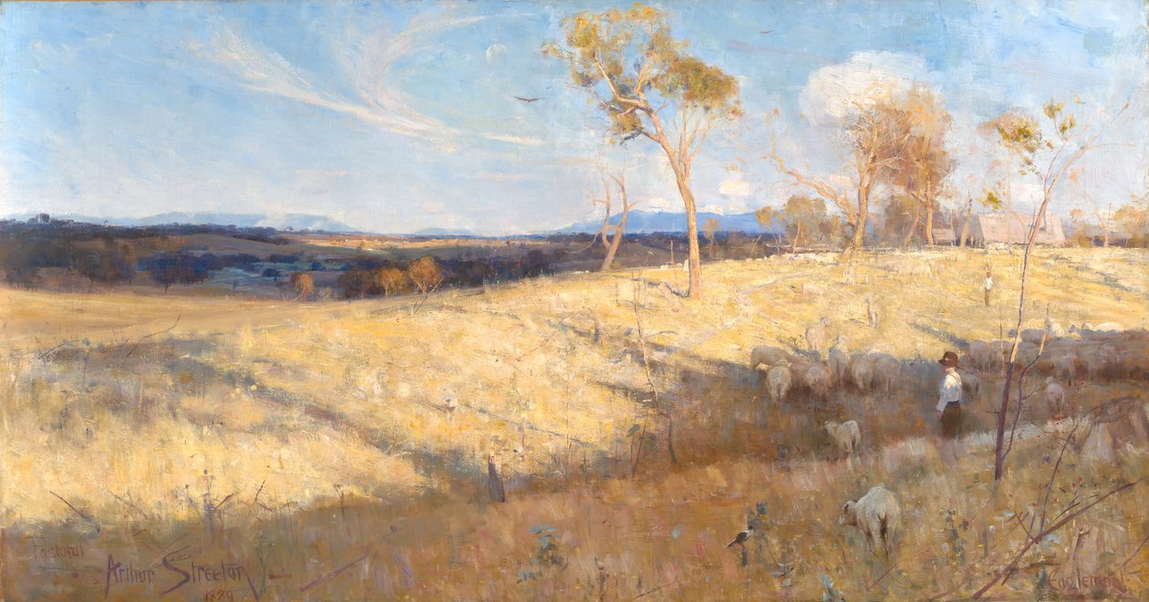 Gyllen sommer, Eaglemont av Arthur Streeton