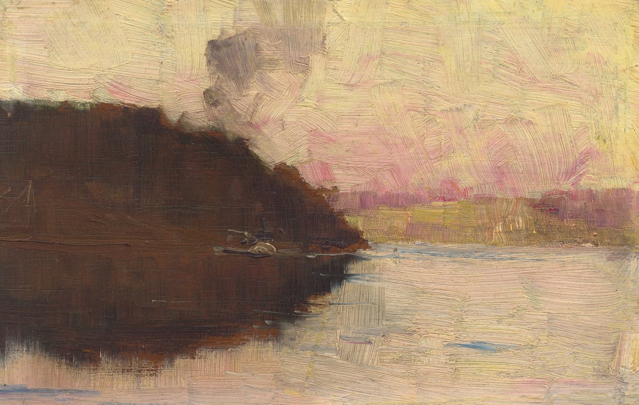 Poenget, solnedgang av Arthur Streeton