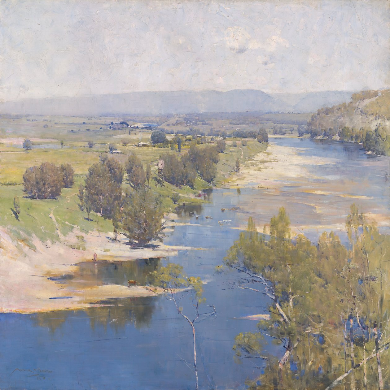 Den lilla middagens gjennomsiktige makt av Arthur Streeton
