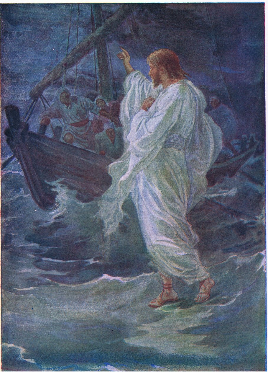 Kristus går på havet av Arthur Twidle