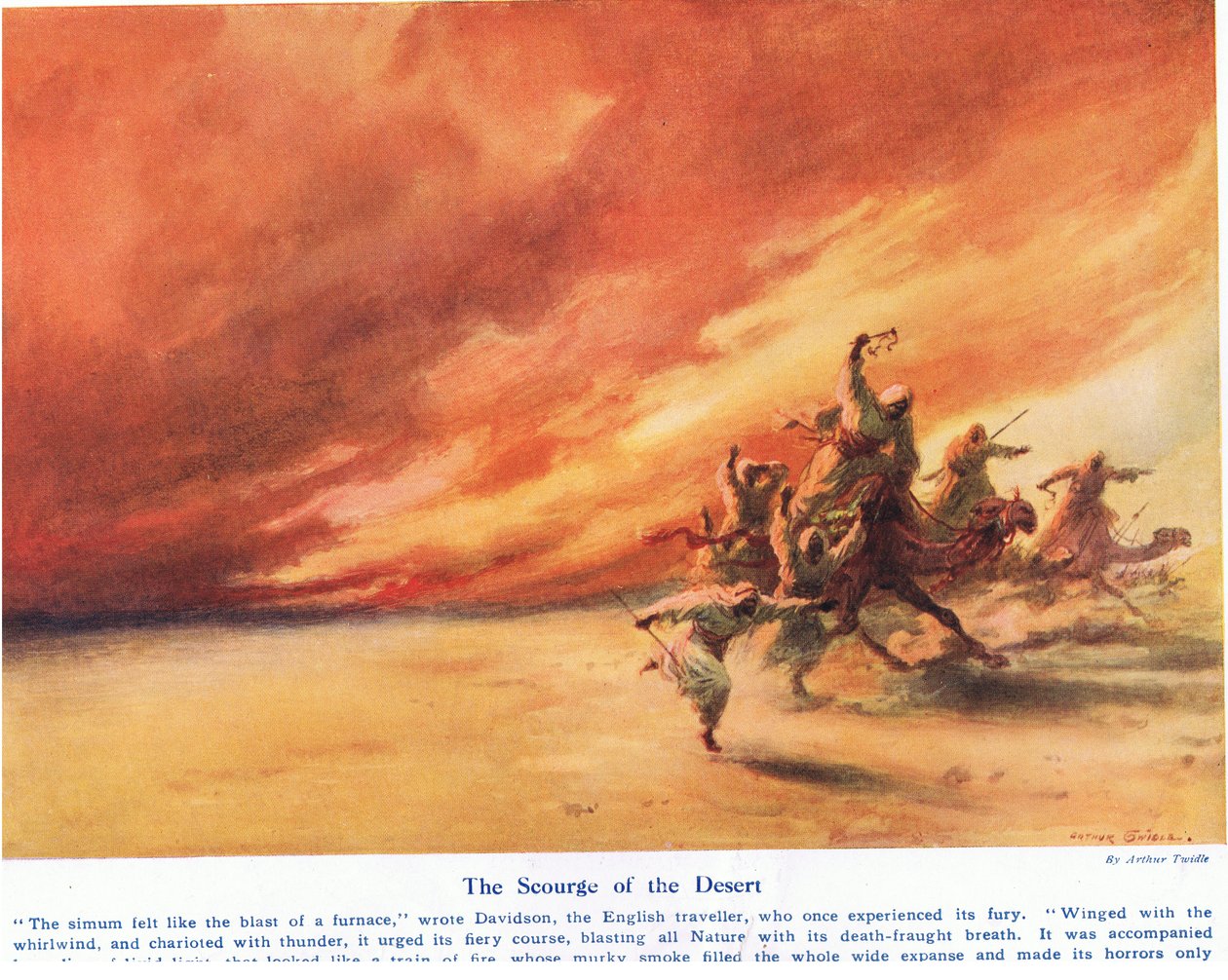 The Scourge of the Desert, illustrasjon fra 