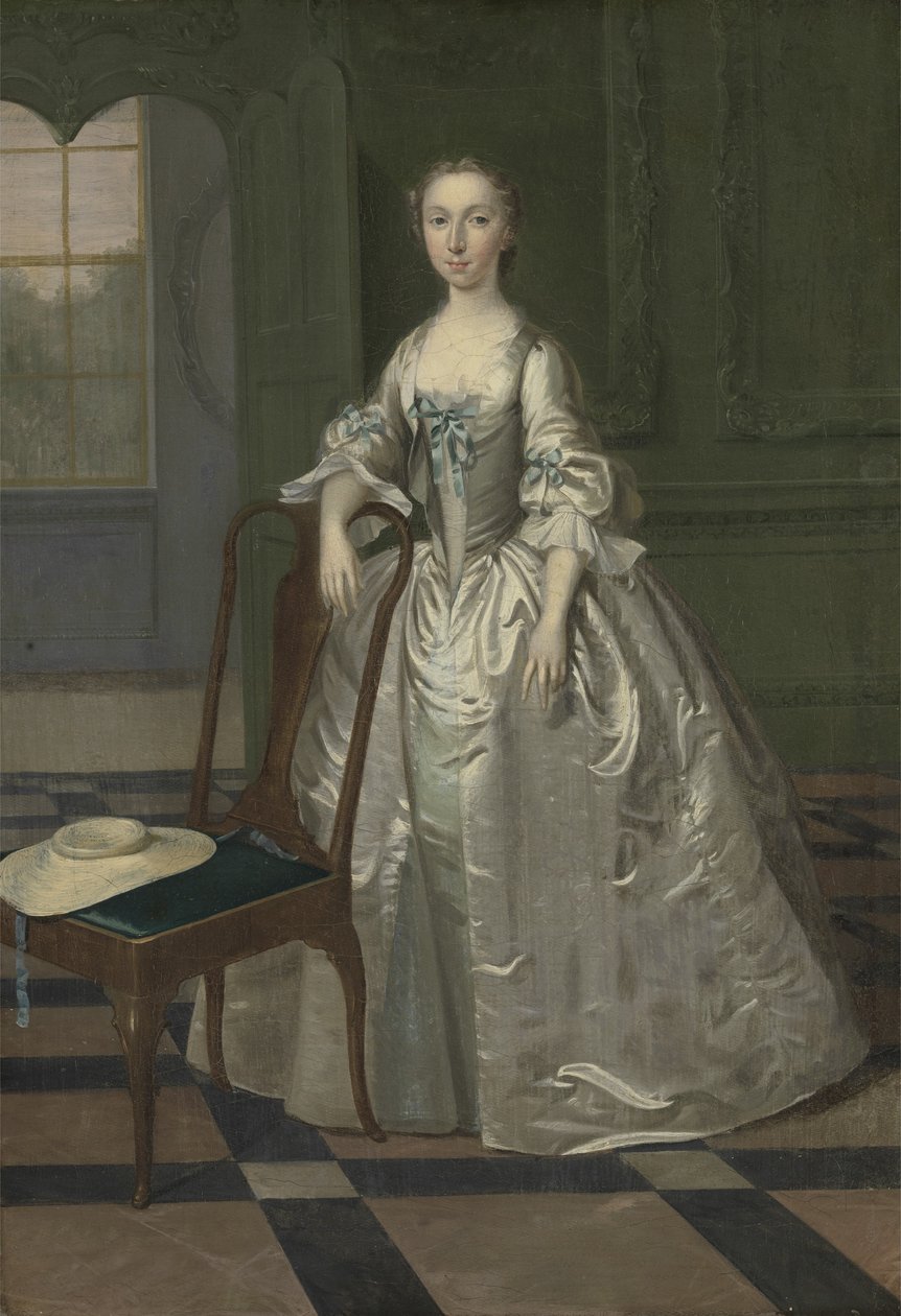 A Lady in a Drawing Room, ca. 1740-41 av Arthur Devis