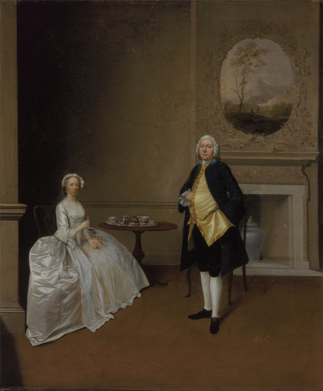 Mr. og Mrs. Hill av Arthur Devis
