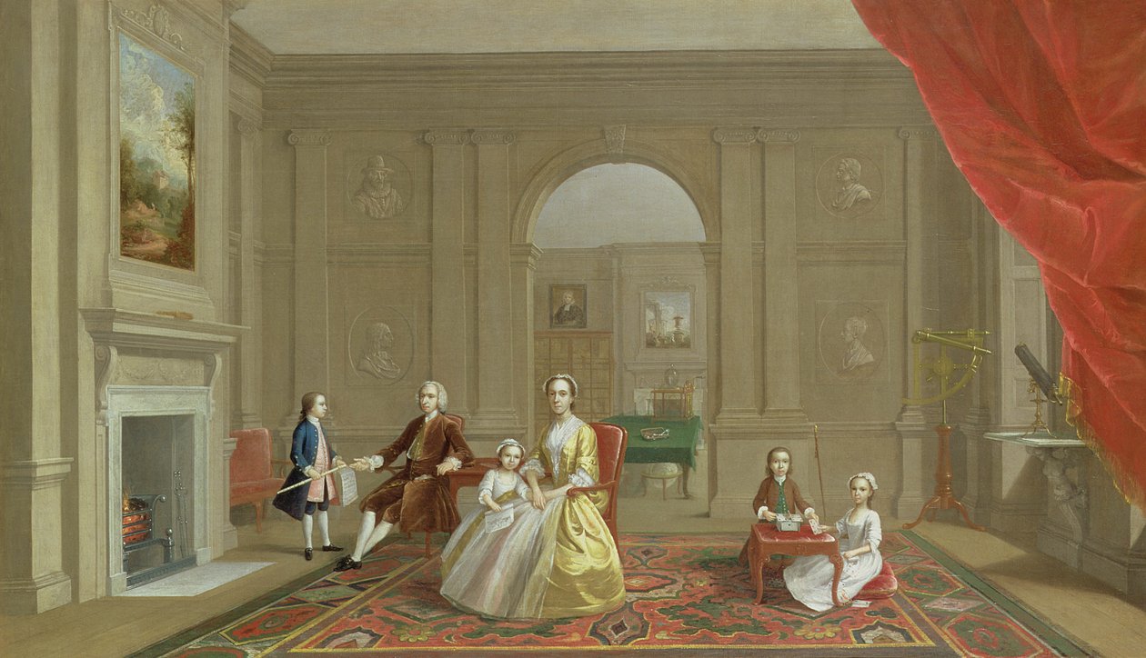 John Bacon-familien, ca. 1742-43 av Arthur Devis