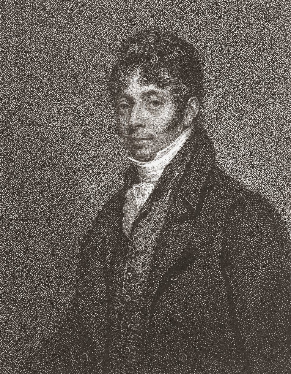 John Cunningham Saunders. Portrett. (skrive ut) av Arthur (after) Devis