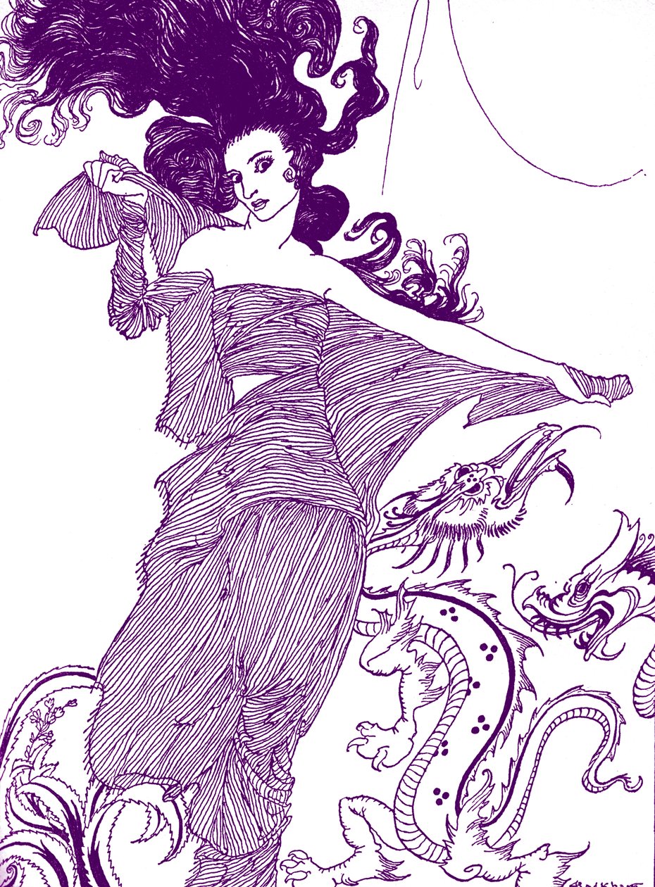 'Ligeia' av Edgar Allan Poe av Arthur (after) Rackham
