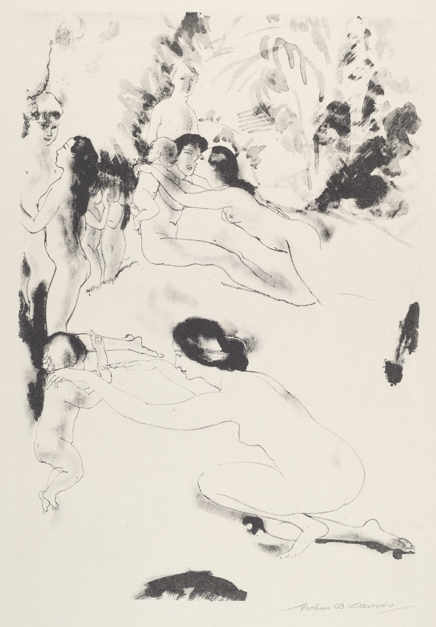 Bounties frukthage av Arthur B. Davies