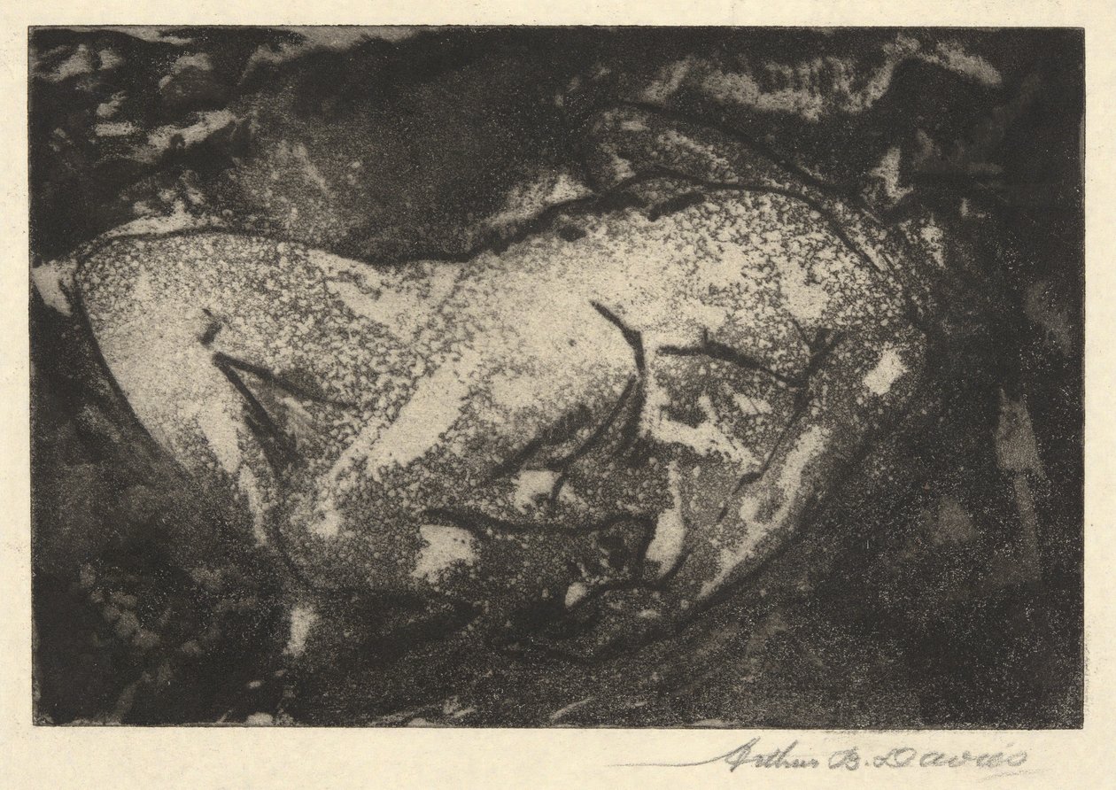 Tragisk figur av Arthur B. Davies