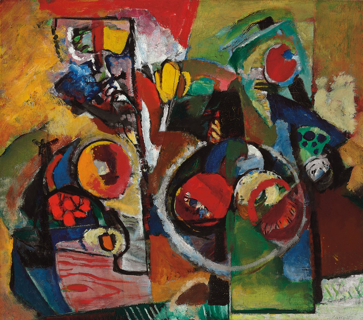 Abstraksjon #2, ca. 1929-1935 (olje på lerret) av Arthur Beecher Carles