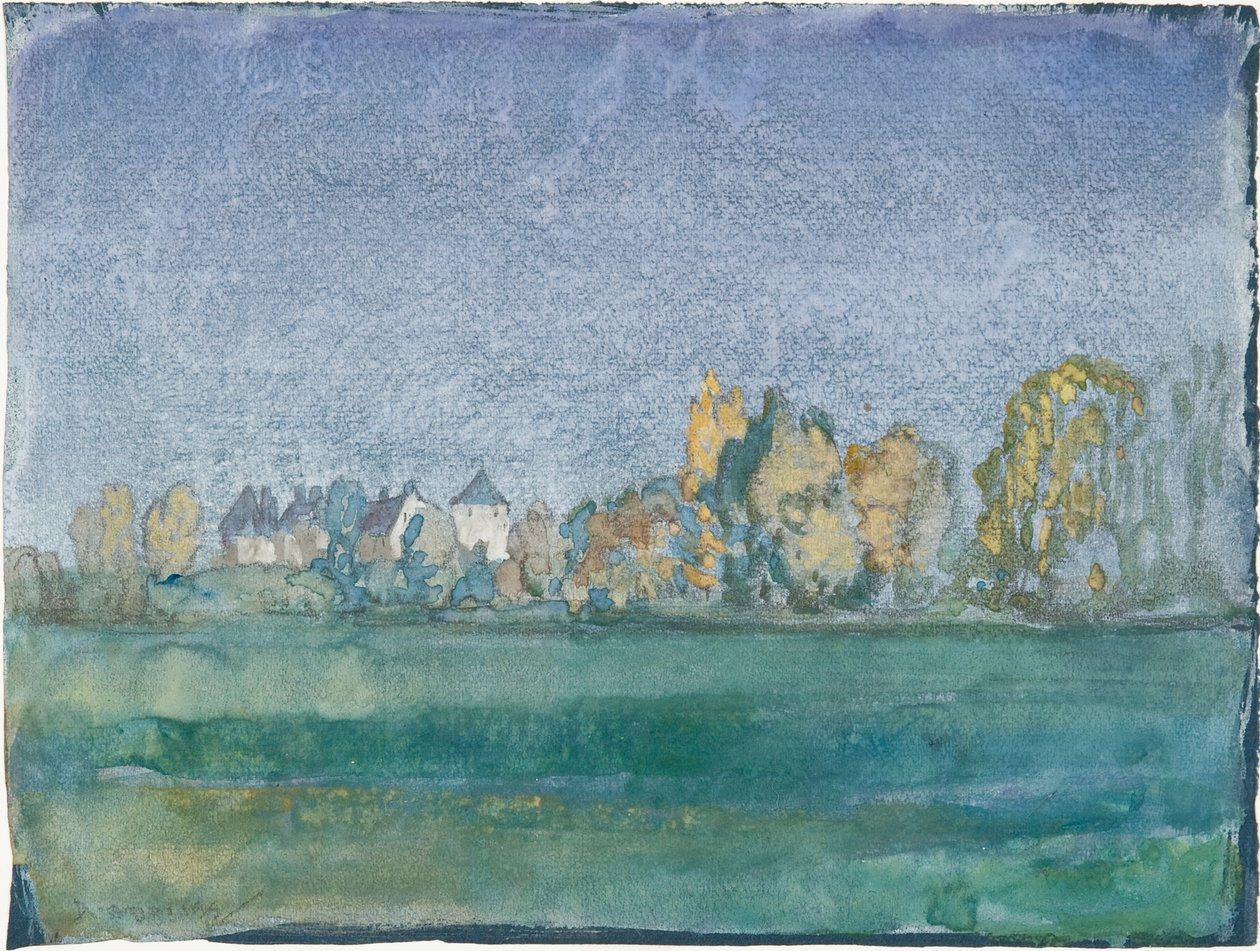 Slott om våren av Arthur Bowen Davies