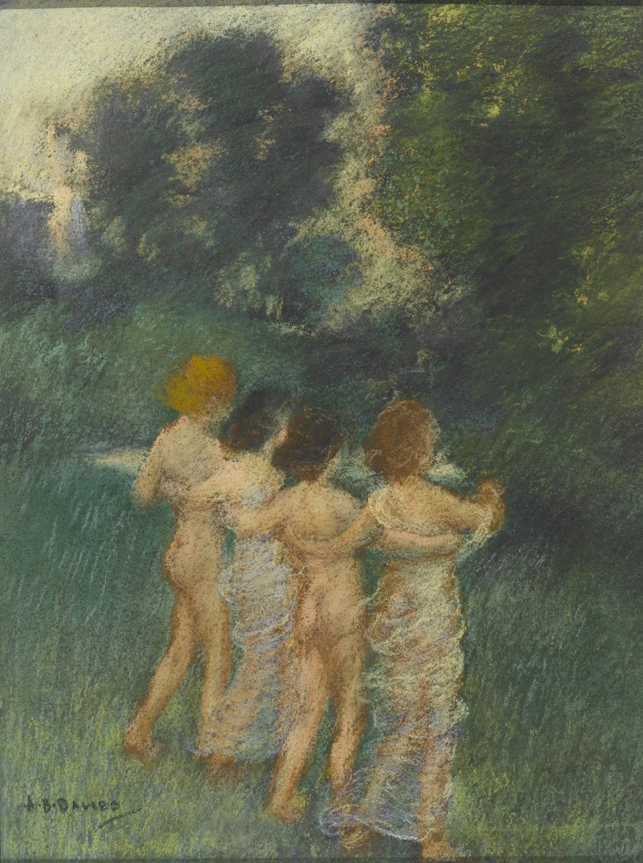 Cherubian Children, 1900 (pastell over wc) av Arthur Bowen Davies