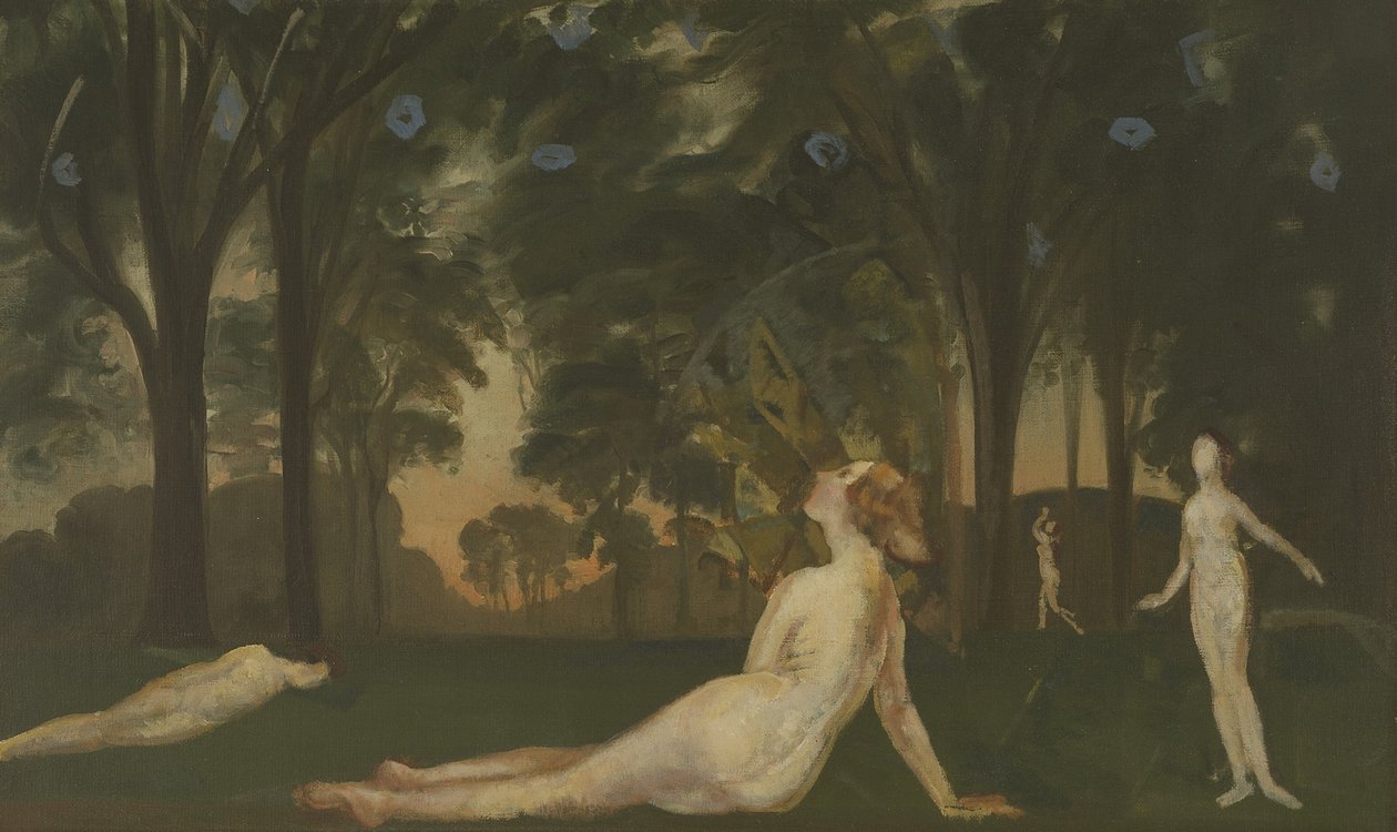 Corridor of Summer, ca. 1910 (olje på lerret) av Arthur Bowen Davies