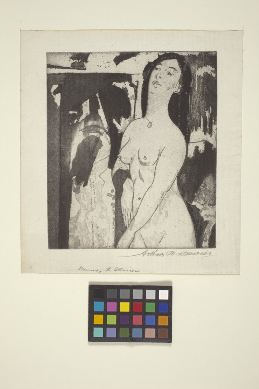 Doorway To Illusion (etsing og akvatint) av Arthur Bowen Davies