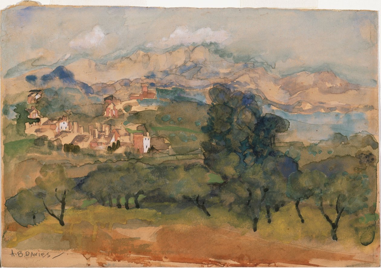 Oliventrær av Arthur Bowen Davies
