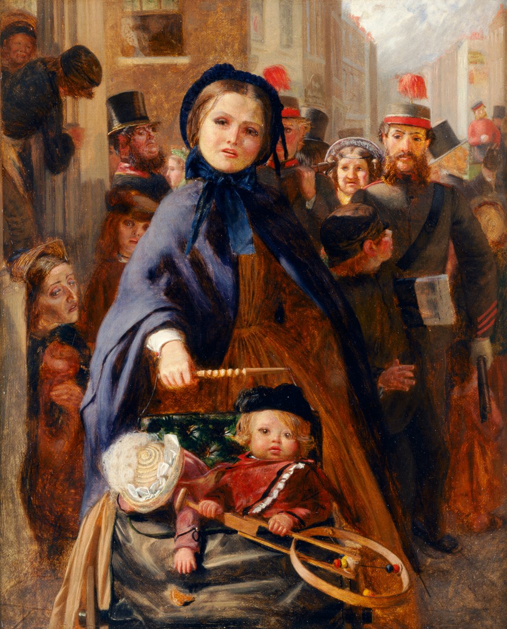 London i 1865 (olje på lerret) av Arthur Boyd Houghton