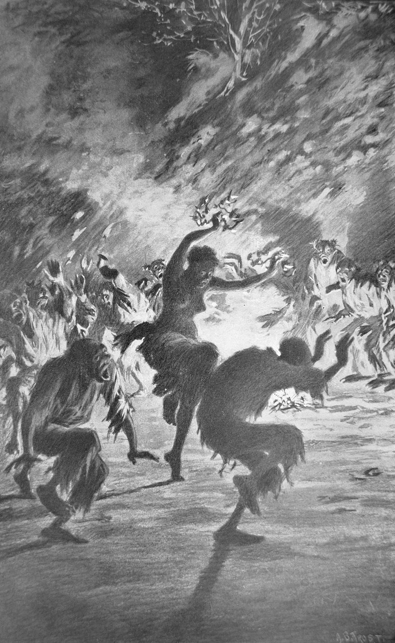 Haitisk voodoo-ritual av Arthur Burdett Frost