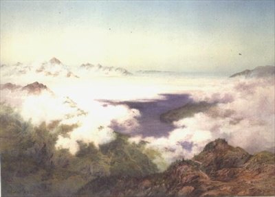 Tidlig morgen fra Schynegge Platte, Sveits av Arthur Croft