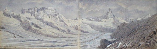 Mount Rosa av Arthur Cust