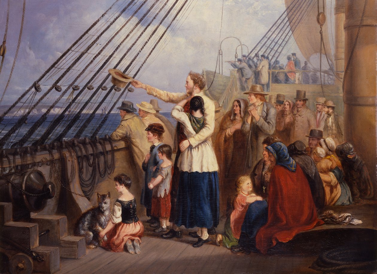En fortelling fra det gylne vesten (olje på lerret) av Arthur David McCormick