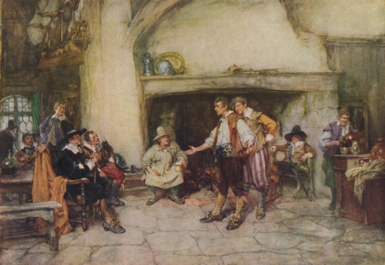 Relating His Grievances, slutten av 1800-begynnelsen av det 20. århundre, 1922. av Arthur David McCormick