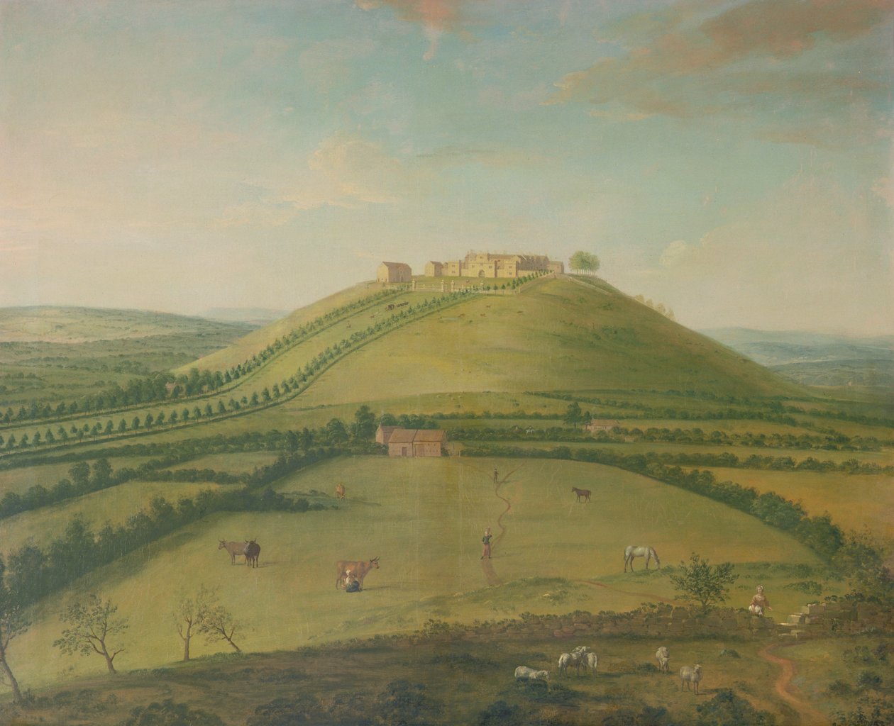 Highton Tower, 1700-tallet av Arthur Devis