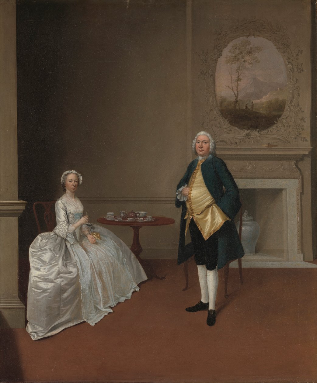 Mr. og Mrs. Hill av Arthur Devis