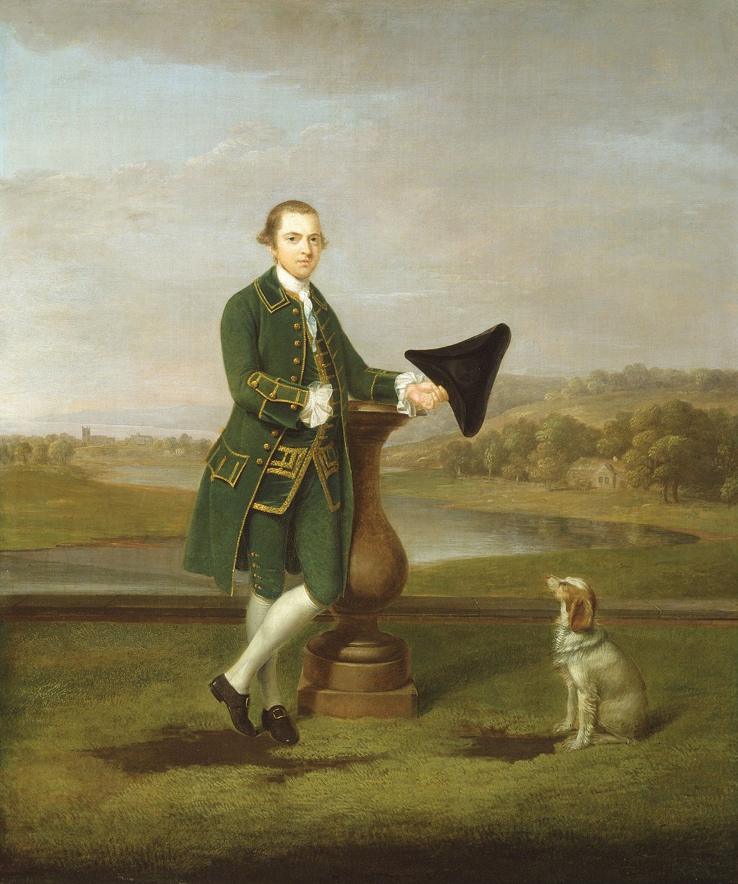 Portrett av en mann, 1763. av Arthur Devis