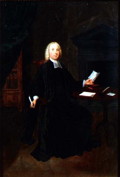 Portrett av pastor William Farington, Vicar of Leigh i Lancashire, ca. 1741-42 (olje på lerret) av Arthur Devis