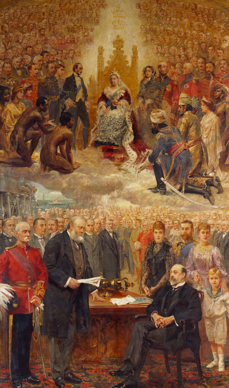 En allegori om det britiske imperiet av Arthur Drummond